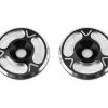 Avid RC Triad HD Wing Mount Buttons (2) (Black/Silver) -Avid RC Sales Shop avd10012 blk