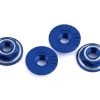 Avid RC Ringer 4mm Wheel Nuts (Blue) (4) -Avid RC Sales Shop avd10097 blu