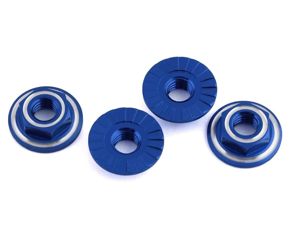 Avid RC Ringer 4mm Wheel Nuts (Blue) (4) 3 Avid RC Ringer 4mm Wheel Nuts (Blue) (4)