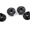 Avid RC Triad 4mm Light Weight Serrated Wheel Nut Set (4) (Black) -Avid RC Sales Shop avd1047 blk