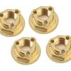Avid RC Triad 4mm Light Weight Serrated Wheel Nut Set (4) (Gold) -Avid RC Sales Shop avd1047 gld