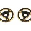 Avid RC Triad Wing Mount Buttons (2) (Black/Gold) -Avid RC Sales Shop avd1060 dgld