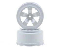 Avid RC Sabertooth Short Course Wheels w/3mm Offset (White) (2) (SC5M) w/12mm Hex