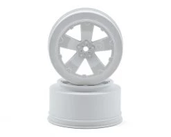 Avid RC 12mm Hex "Sabertooth" Short Course Wheels (White) (2) (22SCT/TEN-SCTE)
