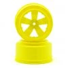 Avid RC 12mm Hex "Sabertooth" Short Course Wheels (Yellow) (2) (22SCT/TEN-SCTE) -Avid RC Sales Shop avd1101 y