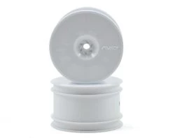 Avid RC 12mm Hex Satellite 2.2" Rear Buggy Wheels (White) (2) (B6/22/RB6/ZX6)