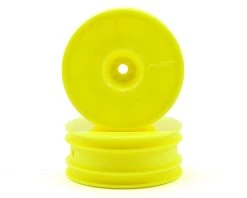 Avid RC 12mm Hex Satellite 2.2" Front Buggy Wheels (Yellow) (2) (B6/RB6/YZ2)
