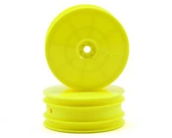 Avid RC 10mm Hex Satellite 2.2" Front Buggy Wheels (2) (TLR 22) (Yellow)