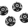Avid RC Triad 17mm Fine Thread Capped Wheel Nut Set (Black) (4) (M12x1.0) -Avid RC Sales Shop avd1822 blk